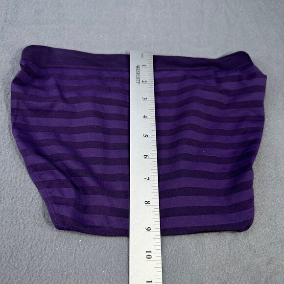 Jockey Women's Size Large 7 Panty Hipster Matte And Shine Striped Purple New - Picture 9 of 9